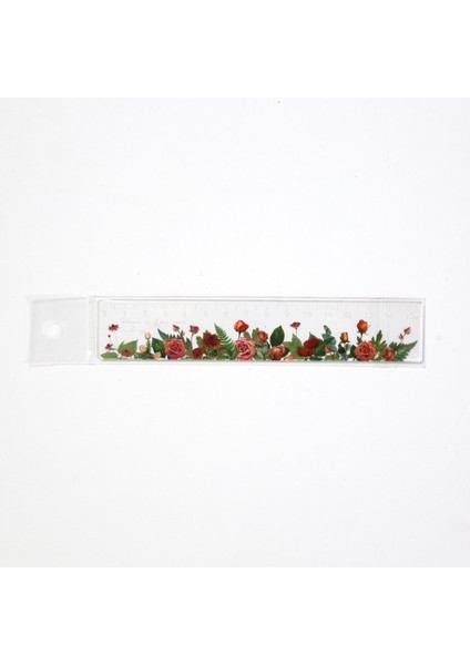 2 Adet Papatya Gül Cetvel Çok Işlevli Diy Çizim Araçları