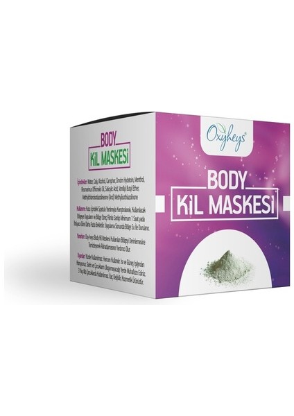 Capcainli Body Kil Maskesi