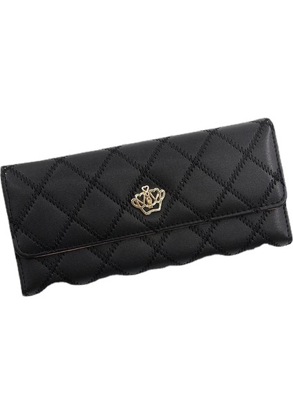 Bayan Clutch Deri Ekose Çile Bayan Cüzdan