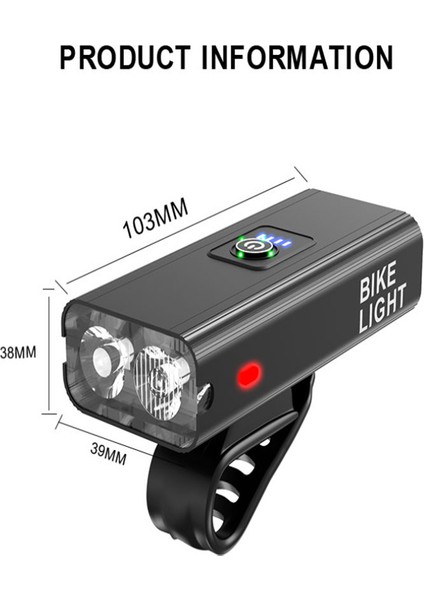 T6 Bisiklet Işıkları USB Şarj Açık Sürüş Uyarı Aydınlatması indirimleri