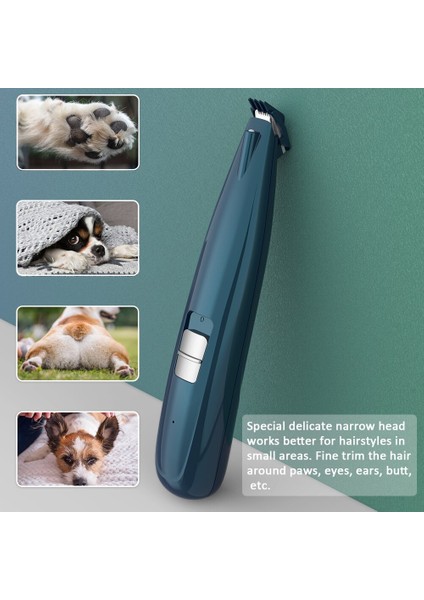Küçük Köpekler Paws Çevresindeki Saçları Düzeltmek Için Düşük Gürültülü Elektrikli Pet Düzeltici indirimleri