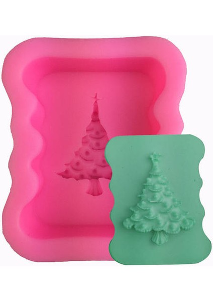 Yeni Noel Ağacı Şekli Damla Tutkal Kalıp-2 Adet (Yurt Dışından)