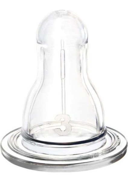 Silikon Biberon Emziği Yoğun Akış No:3