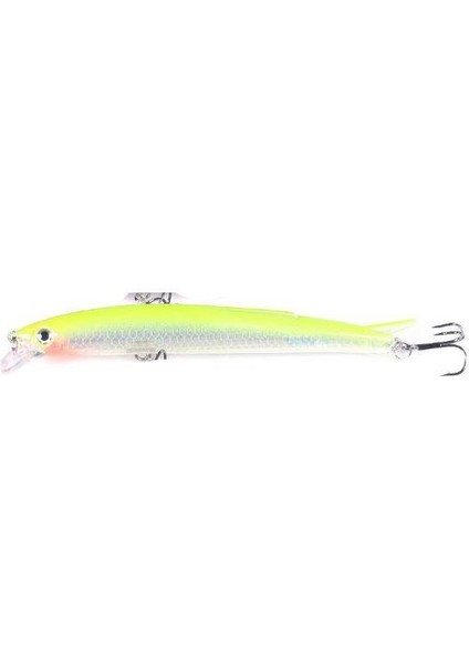 Profısher 12 cm - 10,5 gr Üç Karbon Çelik 4 # 3 Lü Kancalı Suni Profesyonel Kaliteli A++ Olta