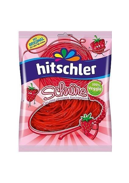 Hitschies Fruit Gum Strawberry 125 gr