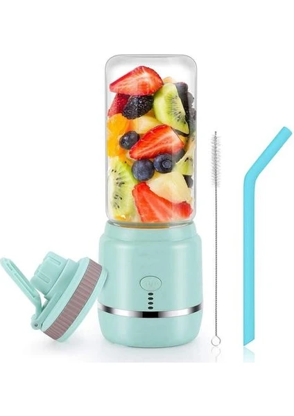 Three Beans Taşınabilir Kişisel Blender, Meyve Smoothies İçin USB Şarj Edilebilir Kablosuz Elektrikli Sıkacağı Blender | Sıkacaklar (Yurt Dışından)