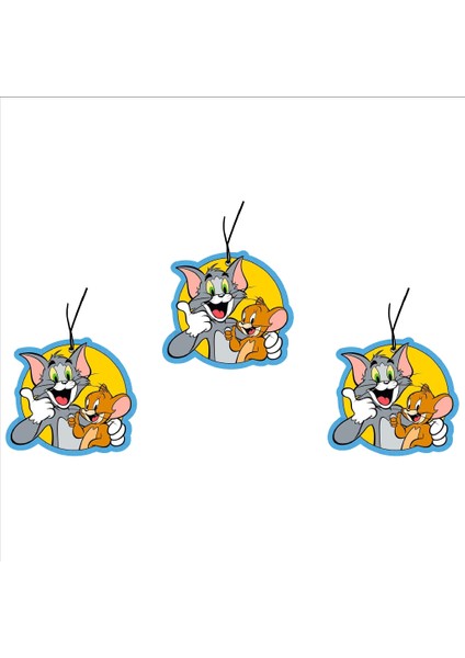 Jethızında 3'lü Set Tom & Jerry Araç Kokusu