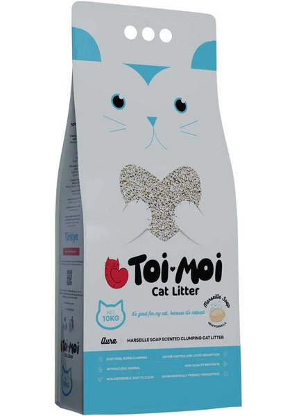 Toi Moi Marsilya Sabunlu Kedi Kumu 10 Kg