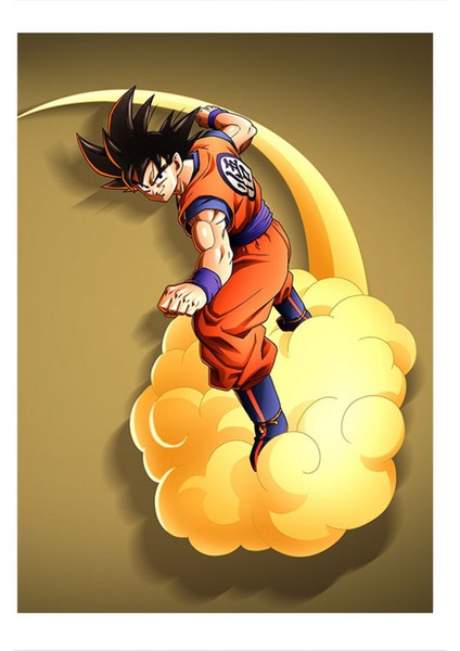 Dragon Ball Son Goku Hediyelik Ahşap Tablo