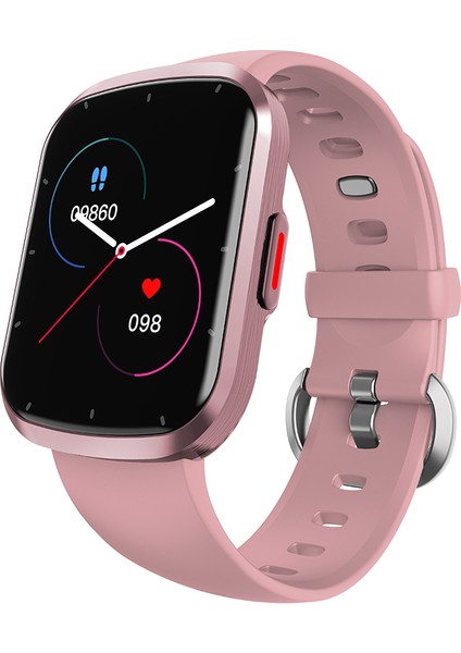 HW13 Smartwatchh Full Dokunmatik Bölünebilir Ekran Pembe Akıllı Saat