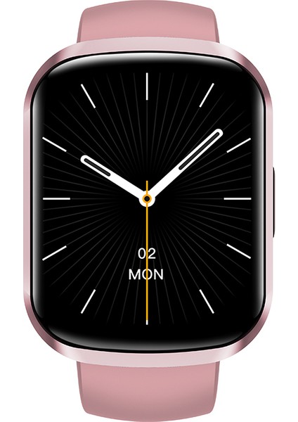 HW13 Smartwatchh Full Dokunmatik Bölünebilir Ekran Pembe Akıllı Saat