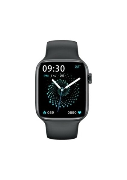 Orjinal HW22 Siyah Tam Dokunmatik Ekran Smart Watchh Akıllı Saat 2021