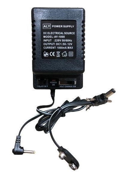 Ncp 1.5 Volt 12 Volt 1000 Mah. Kademeli Dc Adaptör