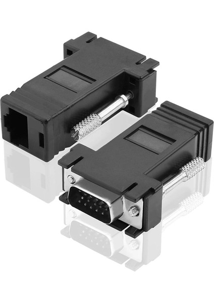 RJ45 Cat5 Cat/6 VGA Extender Ethernet Kablo VGA Uzatma Adaptörü