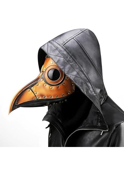 Gotik Veba Doktor Karga Maske Sahne Cosplay, Uzun Burun Gagası Kuş Aksesuarları (Yurt Dışından)