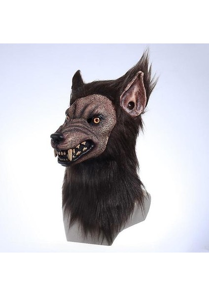 Anime Werewolf Maskeleri Hayvan Kurt Gerçekçi Cosplay Lateks Masques Cadılar Bayramı Kostümleri Aksesuarları Karnaval Başlık Parti Sahne (Yurt Dışından) fiyatları