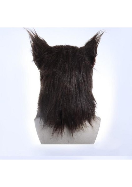 Anime Werewolf Maskeleri Hayvan Kurt Gerçekçi Cosplay Lateks Masques Cadılar Bayramı Kostümleri Aksesuarları Karnaval Başlık Parti Sahne (Yurt Dışından) fırsatları