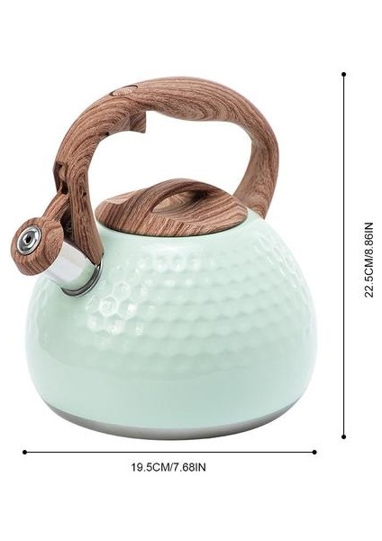 3l Yüksek Kalite Islık Su Isıtıcısı Paslanmaz Çelik Ahşap Saplı Isıya Dayanıklı Kahve Çaydanı Gaz Sobası Indüksiyon Ocak İçin | Su Isıtıcılar (Yurt Dışından) fırsatları