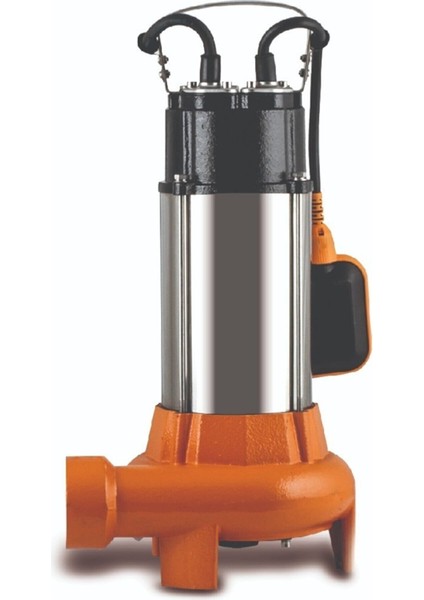 Drenaj Logar Atık Dalgıç Su Pompası Motoru - Bıçaklı Parçalayıcı Drenaj 3 Hp V 1100df Sc1100df
