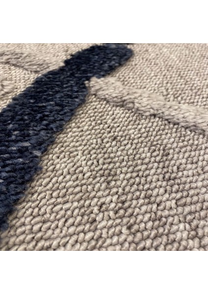 Terazzo Trz 03 Grey NAVY120*120 cm Yuvarlak Halı modelleri