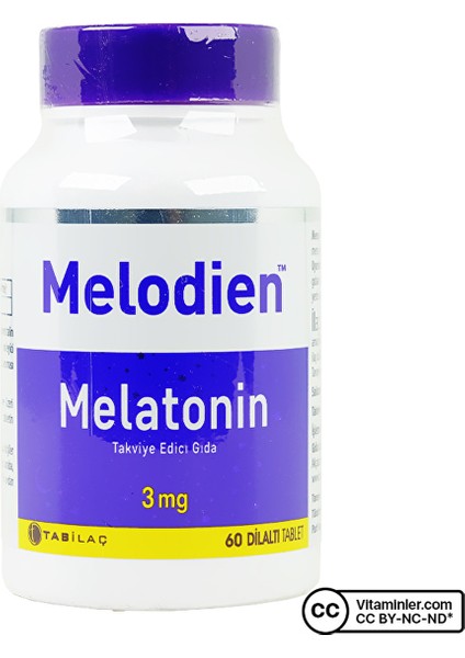 Melatonin 3 Mg 60 Dilaltı Tablet