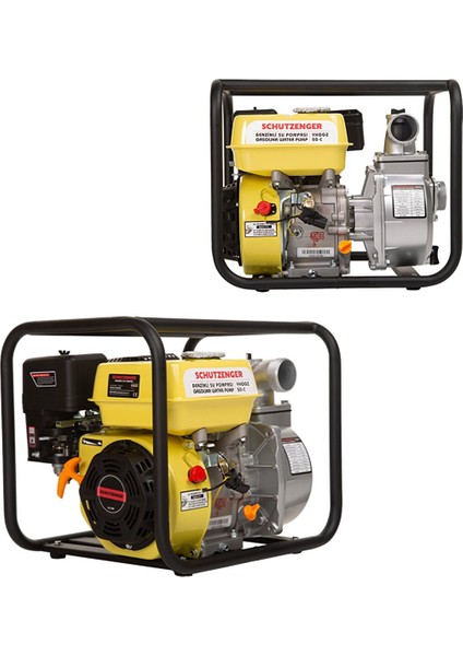 Profesyonel 4 Zamanlı 9 Hp Benzinli Su Pompası Sc-50c 2 Inç 9 Hp Sc-50c 4 Zamanlı