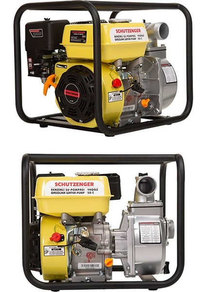 Profesyonel 4 Zamanlı 9 Hp Benzinli Su Pompası Sc-50c 2 Inç 9 Hp Sc-50c 4 Zamanlı