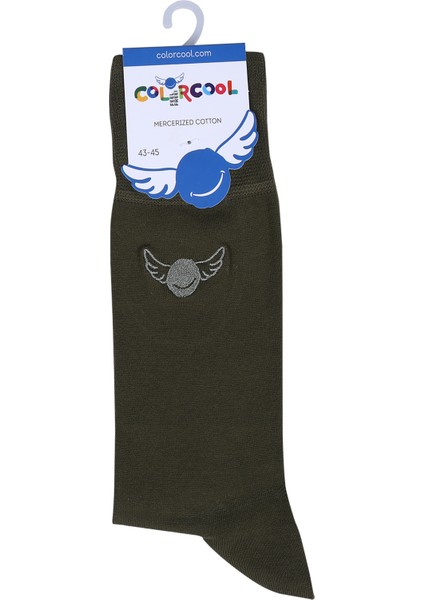 Haki Renkli Düz Merserize Çorap indirimleri