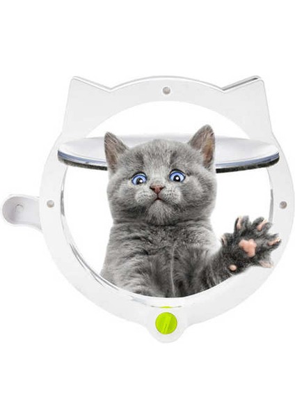 Kedi Güvenli Kapı Plastik Kediler Şekli Kasalar Evcil Hayvanlar Döndürme Anahtarı Beyaz Kedi Kontakları Kapı Malzemeleri Aksesuar | Kedi Kasaları ve Kafesler (Yurt Dışından) fiyatları