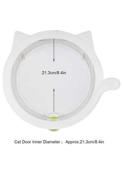Kedi Güvenli Kapı Plastik Kediler Şekli Kasalar Evcil Hayvanlar Döndürme Anahtarı Beyaz Kedi Kontakları Kapı Malzemeleri Aksesuar | Kedi Kasaları ve Kafesler (Yurt Dışından) fırsatları
