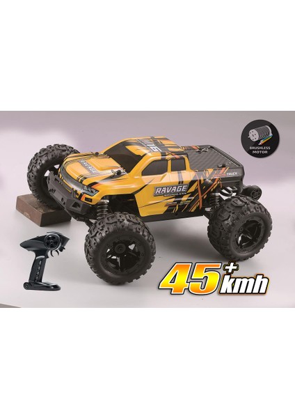 Haıboxıng 1/16TH Scale 4WD Brushless Truck Rtr (Sarı)