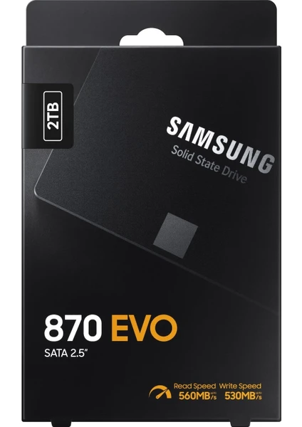 870 Evo 2TB 560MB-530MB Sata SSD