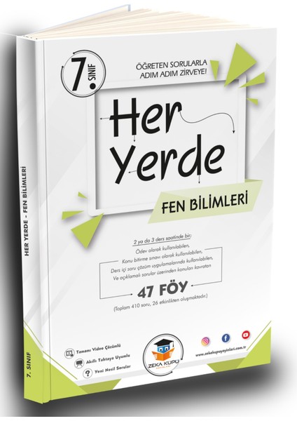 7. Sınıf Heryerdefen Bilimleri Soru Bankası (Ciltli)