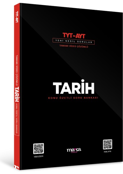 2023 TYT AYT Tarih Konu Özetli Yeni Nesil Soru Bankası Tamamı Video Çözümlü