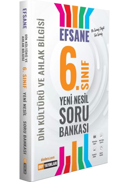 Din Kültürü ve Ahlak Bilgisi Efsane Yeni Nesil Soru Bankası 6. Sınıf