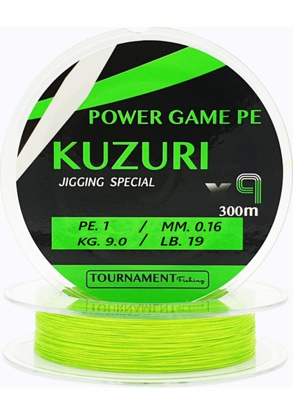 Power Game Pe Kuzurı Spinning Special X9 Pe.1 /mm0.16 Kg9.0/lb.19