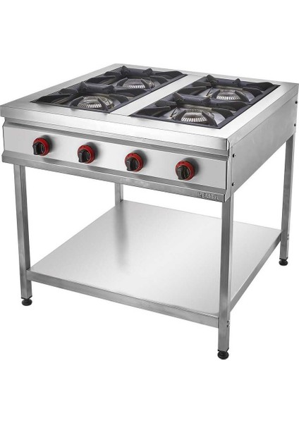 Taban Raflı Dörtlü Lokanta Ocağı