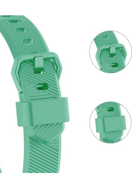 Fitbit Alta Uyumlu Tokalı Silikon Kordon Turkuaz Small (S)