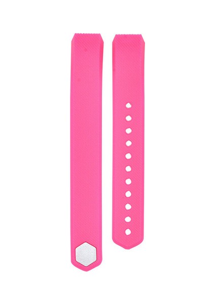 Fitbit Ace Uyumlu Silikon Kordon Pembe Small (S)