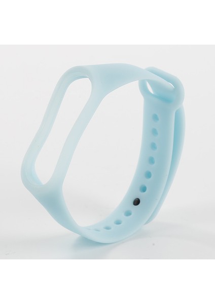 Xiaomi Mi Band 4 Fosforlu Silikon Kordon Mavi