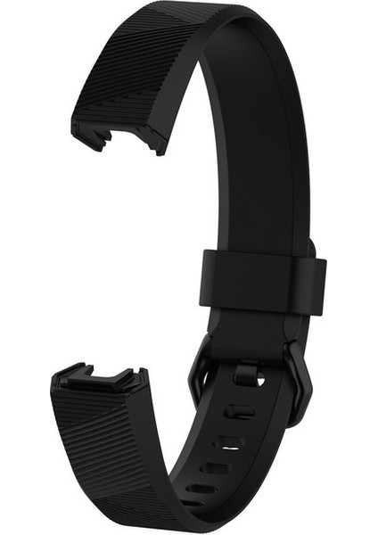Fitbit Alta Hr Uyumlu Tokalı Silikon Kordon Siyah Large (L) fiyatları