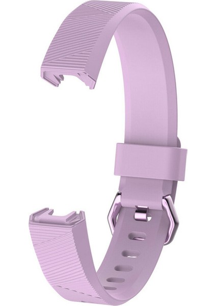 Fitbit Alta Hr Uyumlu Tokalı Silikon Kordon Lila Large (L) fiyatları