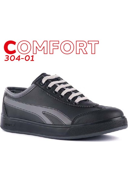 Iş Ayakkabısı - Comfort 304-01 Black - 40