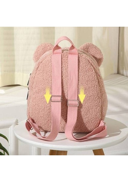 Peluş Mini Sırt Çantası, Koreli Versiyon Öğrenci Sonbahar ve Kış Okulu Çantası (Yurt Dışından) fırsatları