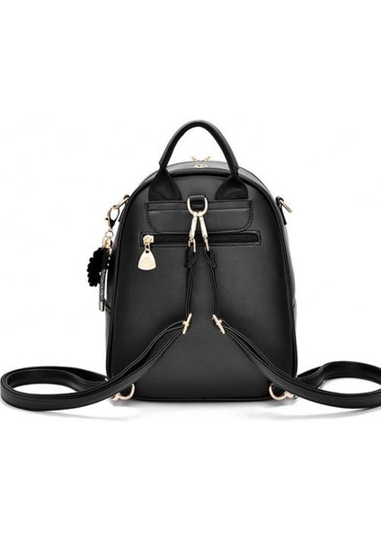 Moda Yumuşak Deri Sırt Çantası, Büyük Kapasiteli Kadın Çanta Tek Omuz Crossbody Çok Amaçlı Öğrenci Çantası (Yurt Dışından) indirimleri