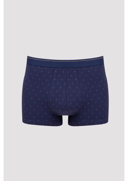 Çok Renkli Navy Mix Design 3lü Mid Boxer