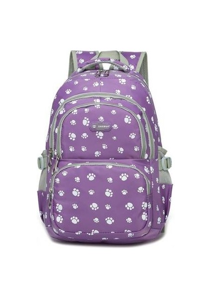 Kadınlar Kore Tarzı Sırt Çantası, Şeker Rengi Moda Öğrenci Sırt Çantası (Yurt Dışından)