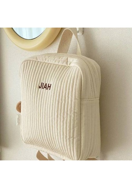 Anaokulu Işlemeli Okul Çantası, Kişiselleştirilmiş Dıy Anti-Lost Quilted Koreli Öğrenci Çocuk Sırt Çantası (Yurt Dışından)