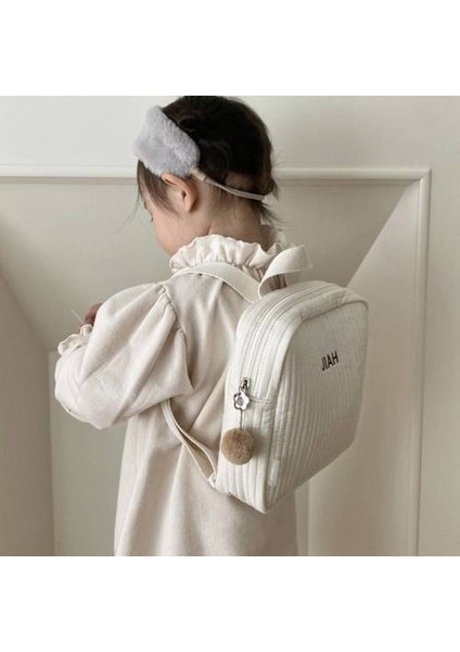 Anaokulu Işlemeli Okul Çantası, Kişiselleştirilmiş Dıy Anti-Lost Quilted Koreli Öğrenci Çocuk Sırt Çantası (Yurt Dışından)