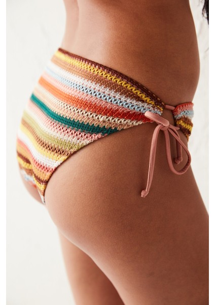 Çok Renkli Maru Ring Bikini Altı